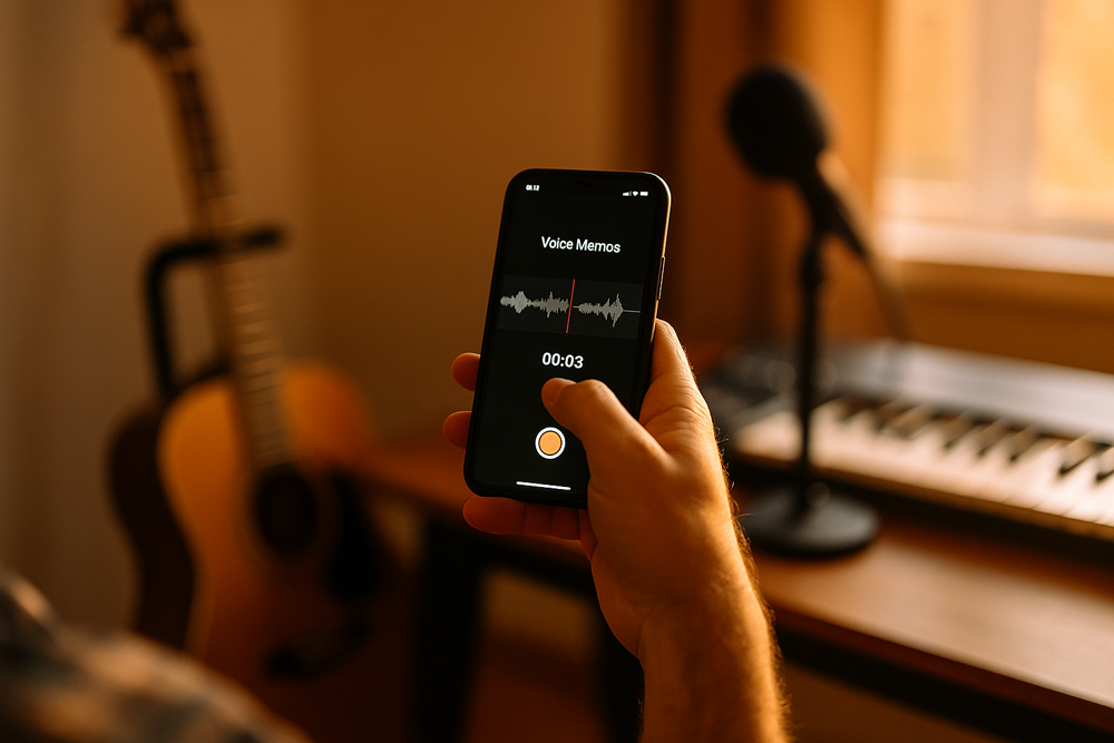 How to Record a Song Idea Using Your Phone