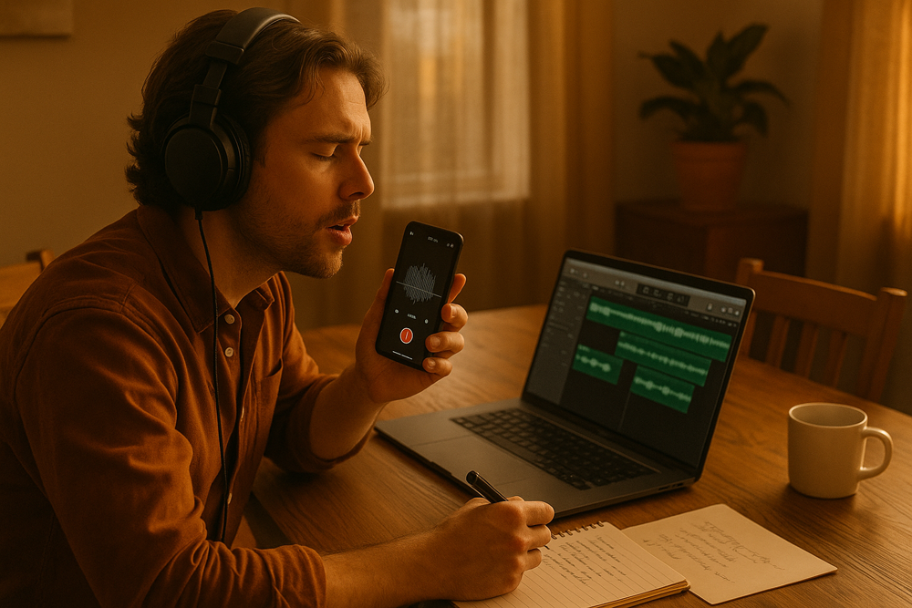 Recording a Work Track When You Don't Play an Instrument